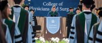 Lee Goldman giving a speech at Commencement 2013.